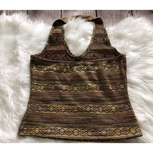 Tribal Print Halter Top - Picture 4 of 4